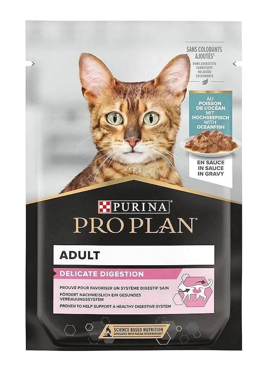 Pro Plan Okyanus Balıklı Parça Etli Yaş Kedi Maması 5x85 gr