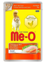 Me-o Tavuk-Pirinç Parça Etli Yaş Kedi Maması 80 gr