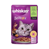 Whiskas Tastymix Kuzu-Tavuk Parça Etli Yaş Kedi Maması 28x85 gr