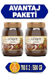 Gürsoy Glutensiz Kakaolu Fındık Ezme Krem Çikolata 2x700 gr