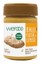 Wefood Şekersiz Ballı Fıstık Ezme Krem Çikolata 300 gr