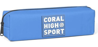 Coral High 22349 Mavi Düz Bez Tek Gözlü Dikdörtgen Cüzdan Kalemlik