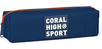 Coral High 22338 Lacivert Düz Bez Bölmeli Tek Gözlü Dikdörtgen Cüzdan Kalemlik