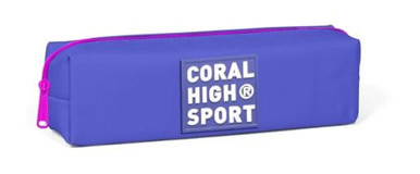 Coral High 22350 Mor Düz Bez Bölmeli Tek Gözlü Dikdörtgen Cüzdan Kalemlik