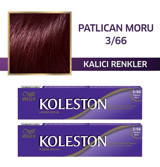 Wella Koleston Single 3-66 Patlıcan Moru Krem Saç Boyası 2x50 ml