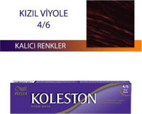 Wella Koleston 4-6 Kızıl Viyole Krem Saç Boyası 24x50 ml