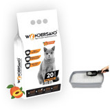 Wondersand Şeftali Kokulu Topaklanan İnce Taneli Bentonit Kedi Kumu 20 lt