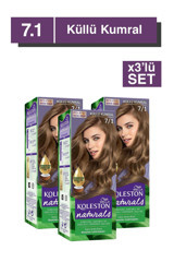 Wella Naturals 7-1 Küllü Kumral Organik Amonyaksız Vegan Krem Saç Boyası 3x50 ml