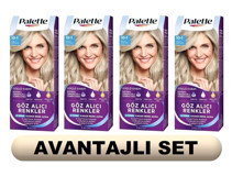 Palette Göz Alıcı 10-1 Küllü Açık Sarı Krem Saç Boyası 4x50 ml