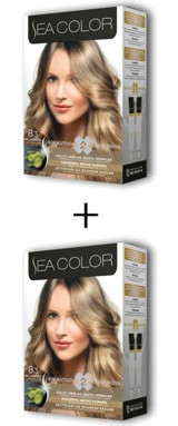 Sea Color 8-3 Bal Köpüğü Krem Saç Boyası 2x50 ml