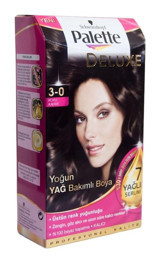 Palette Deluxe 3-0 Koyu Kahve Krem Saç Boyası 50 ml