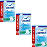 Aptamil Pronatura Laktozsuz Tahılsız Glutensiz Organik Probiyotikli 3 Numara Devam Sütü 3x900 gr