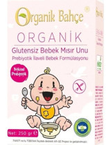 Organik Bahçe Laktozsuz Tahılsız Glutensiz Organik Mısırlı Kaşık Maması 250 gr