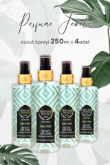 Eyüp Sabri Tuncer Body Splash Factor Yasemin-Gül Kadın Vücut Spreyi 4x250 ml