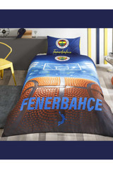 Taç Pamuk 160x220 cm Lastikli Fenerbahçe Tek Kişilik Nevresim Takımı Çok Renkli