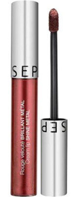Sephora Lip Shine 24 Spice Brownie Kalıcı Metalik Likit Fırçalı Ruj