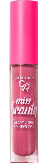 Miss Beauty Glow 3D 4 Pink Dream Mat Likit Fırçalı Ruj