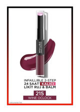 L’Oréal Paris Infaillible 2 Step 215 Wine Kalıcı Mat Likit Fırçalı Ruj