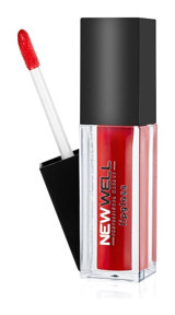 New Well 6 Mat Likit Fırçalı Ruj