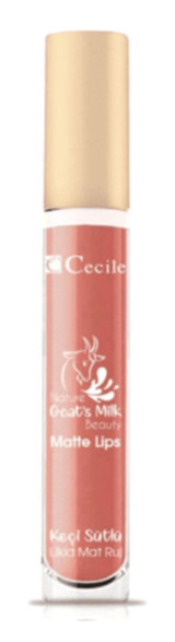 Cecile Nature Goat'S Milk Beauty 8 Mat Likit Fırçalı Ruj