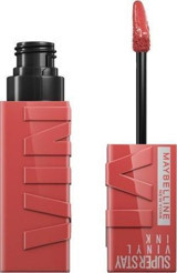 Maybelline New York Super Stay Vinyl 15 Peach Parlak Likit Fırçalı Ruj
