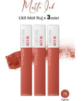 Maybelline New York Super Stay 70 Amazonian Mat Likit Fırçalı Ruj