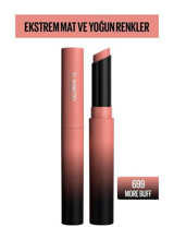 Maybelline New York Sensational Ultimatte 699 More Buff Mat Krem Lipstick Ruj