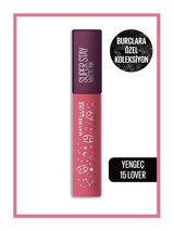 Maybelline New York Super Stay Zodiac 15 Lover Mat Likit Fırçalı Ruj