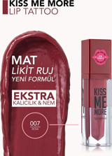 Flormar Kiss Me More 7 Mat Likit Fırçalı Ruj