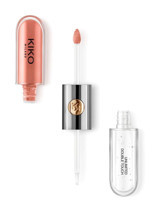 Kiko Milano Unlimited Double Touch 129 Şeftali Parlak Likit Fırçalı Ruj