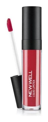 New Well Porcelain Make Up 208 Mat Likit Fırçalı Ruj