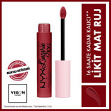 Nyx Lip Lingerie Xxl 23 Its Hotter Mat Likit Fırçalı Ruj