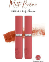 L’Oréal Paris Infaillible Matte Resistance 230 Shopping Spree Mat Likit Fırçalı Ruj