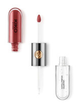 Kiko Milano Unlimited Double Touch 104 Bordo Parlak Likit Fırçalı Ruj