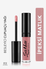Flormar Silk Matte 13 Pink Mat Likit Fırçalı Ruj
