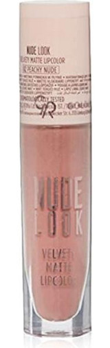 Golden Rose Nude Look Velvety 2 Peachy Nude Mat Likit Fırçalı Ruj