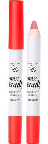 Golden Rose Miss Beauty Velvety Kiss 8 Cool Pink Mat Krem Kalem Ruj