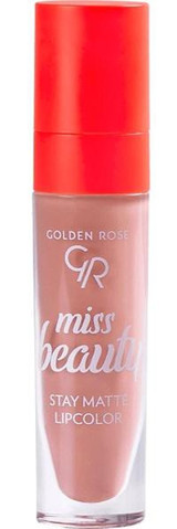Golden Rose Miss Beauty 1 Mat Likit Fırçalı Ruj