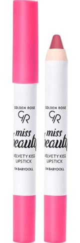 Golden Rose Miss Beauty Velvety Kiss 4 Babydoll Mat Krem Kalem Ruj