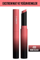 Maybelline New York Sensational Ultimatte 499 More Blush Mat Krem Lipstick Ruj