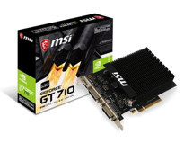 MSI GT 710 2 GB DDR3 PCI-Express 2.0 DX 12 1 Fanlı 64 Bit Masaüstü NVIDIA Ekran Kartı