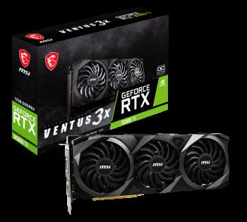 MSI Ventus 3X RTX 3080 Tİ OC 12 GB GDDR6X PCI-Express 4.0 DirectX 12 Ultimate 3 Fanlı 384 Bit Masaüstü NVIDIA Ekran Kartı