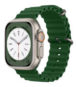 Rabbit Store Watch 8 Android GPS 45 mm Silikon Kordon Kare Unisex Akıllı Saat Koyu Yeşil