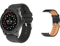 Rabbit Store G9 Max Watch Classic Max Android GPS 46 mm Silikon Kordon Yuvarlak Erkek Akıllı Saat Siyah + Kordon Hediye