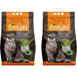 Bio Kitty Aloe Vera Kokulu Topaklanan İnce Taneli Bentonit Kedi Kumu 2x10 lt