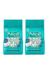 Alice Beyaz Sabun Kokulu Topaklanan İnce Taneli Bentonit Kedi Kumu 2x10 lt