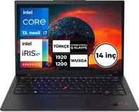 Lenovo Thinkpad X1 Carbon 21HNSB7FX9 HMF4 Harici Intel Iris Xe Graphics Eligible Intel Core i7 1355U 16 GB Ram 4 TB SSD 14 inç WUXGA Windows 11 Pro Laptop