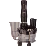 Fakir SMS-1011 1500 ml Plastik Hazneli Çift Bıçaklı 3'lü Blender Seti Siyah
