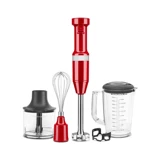 Kitchenaid 800 ml Plastik Hazneli 4'lü Mini El Blender Kırmızı