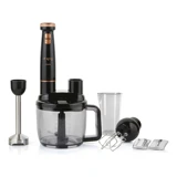 King Bodie 1500 ml Plastik Hazneli Turbolu 4 Bıçaklı Blender Seti Siyah